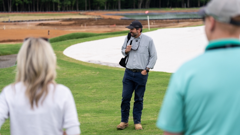 Course architect Andrew Green gives sneak peek.